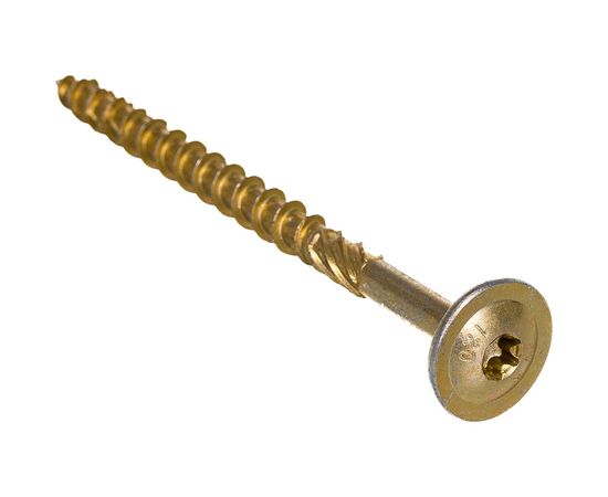 Конструкционный шуруп для дерева ЕВРОПАРТНЕР прессшайба TORX 40, ж/п 8x120 1 шт. 0 1448 0 