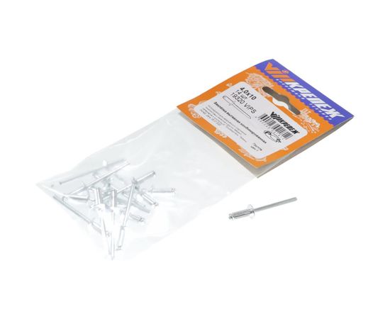 Вытяжная оцинкованная заклепка VIPкрепеж 4,0/10 14шт 19320 VIPS 