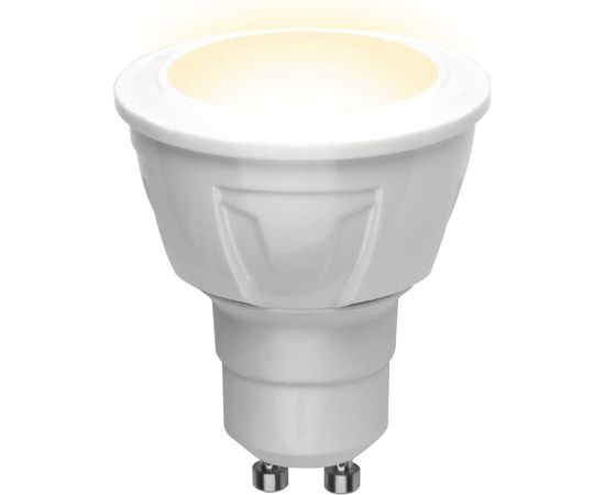Светодиодная лампа Uniel PLP01WH Форма JCDR, матовая. Серия ЯРКАЯ LED-JCDR 6W/WW/GU10/FR UL-00002423 