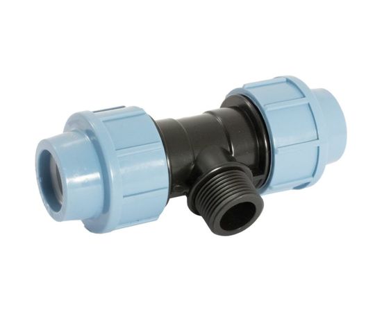 Тройник с наружной резьбой (20 мм, 1/2") Unipump 74623 