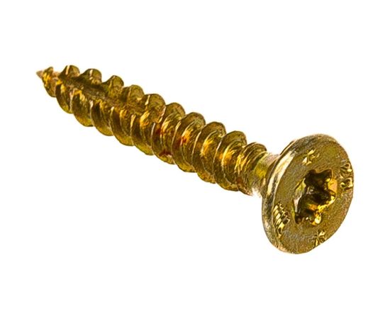 Конструкционный шуруп для дерева с фрезой ЕВРОПАРТНЕР потай, ж/п Torx 15 3.0х20, 25 шт. 15 0415 1 – изображение 4