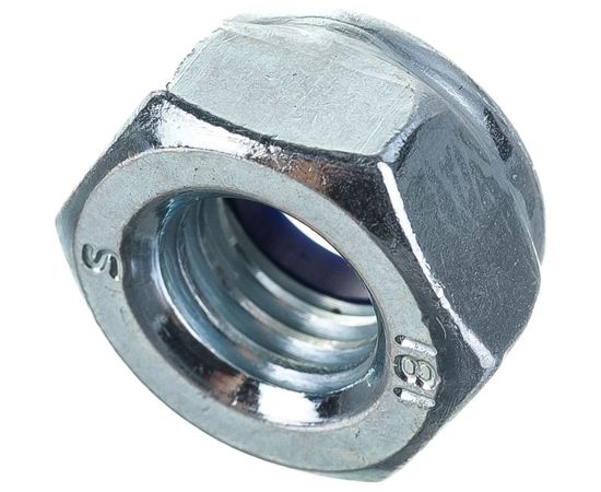 Самостопорящаяся гайка ЕВРОПАРТНЕР DIN 985 Zn М10 4шт 12 0591 1 – изображение 4