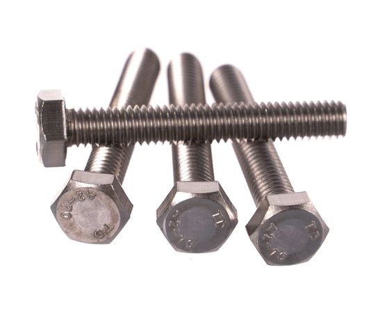 Болт с шестигранной головкой, с полной резьбой ЕВРОПАРТНЕР DIN 933 нержав. сталь, 6х40 мм, 4 шт. G2 3264 1 – изображение 6