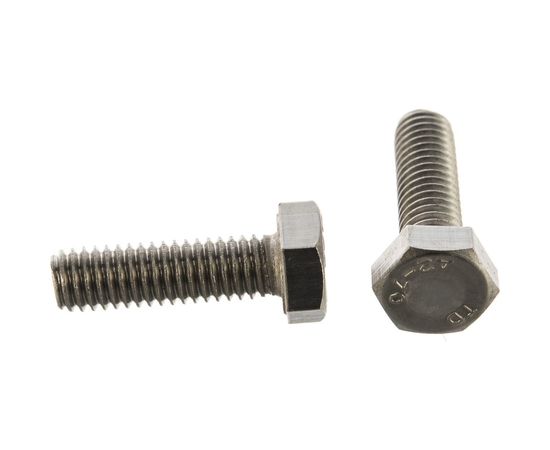 Болт ГОСКРЕП DIN 933 с шестигр. гол. с полн. рез. 6х20 нержав. сталь 8 шт. 10-0015160 – изображение 4