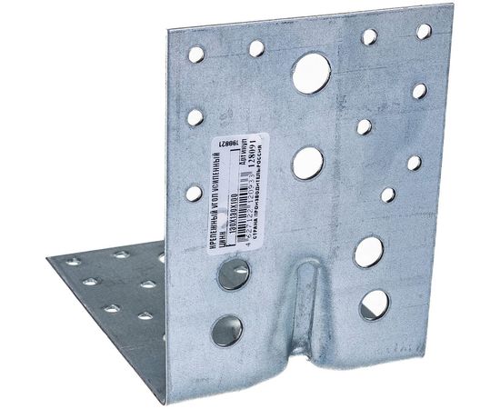 Крепежный усиленный уголок Tech-Krep 130х130х100х2 - накл. 128091 – изображение 3
