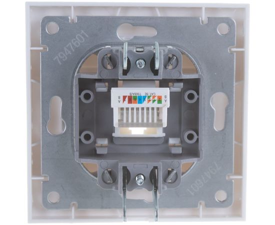 Компьютерная розетка, белая UNIVersal Бриллиант 7947601 – изображение 7