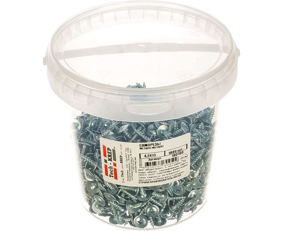 Саморез Tech-Krep ШСММ 4,2х13 1000 шт, ведро 100100 – изображение 6