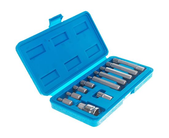 Набор бит SPLINE (11 шт, М5-М12) в пластиковом боксе VOREL 66770 – изображение 10