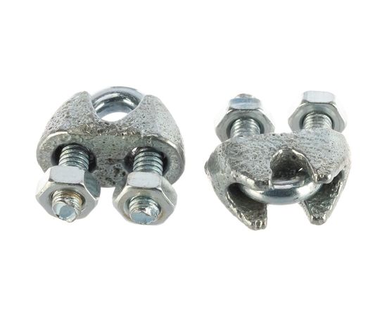 Зажим троса ЕВРОПАРТНЕР DIN 741 Zn D3, 2 шт. Z1 07729 – изображение 5