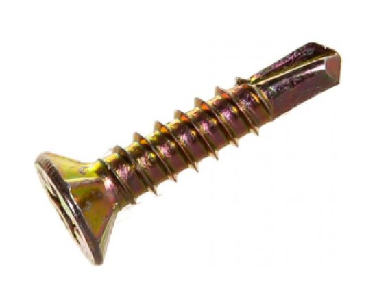 Оконный саморез с буром ЕВРОПАРТНЕР желтый цинк 3,9х19 120шт. 14 3919 7 – изображение 4