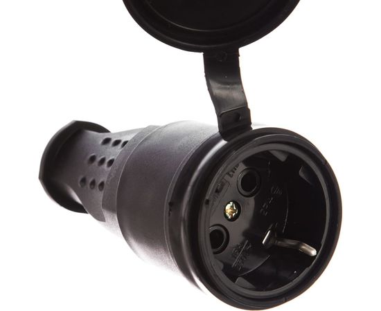 Каучуковый штепсельный однофазный разъем с заглушкой UNIVersal 602228 – изображение 6