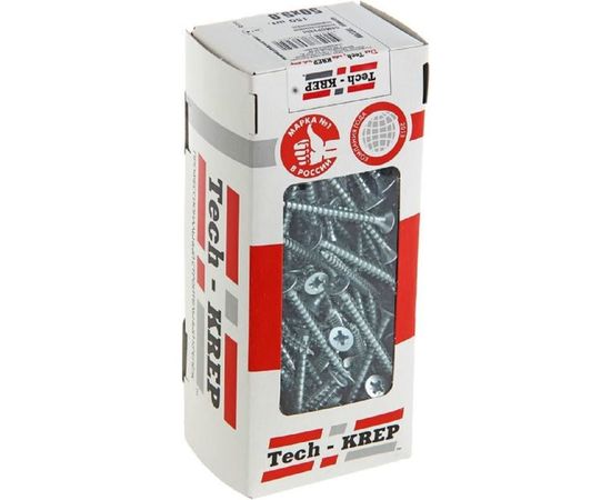 Универсальный саморез Tech-Krep 50х5,0 мм 150 шт оцинкованный, коробка с окном 102200 – изображение 3