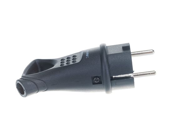 Угловая однофазная вилка с ушком, каучук UNIVersal 0003 – изображение 2