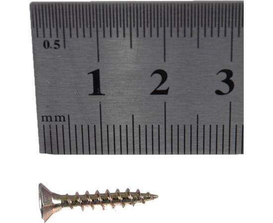 Конструкционный шуруп ЕВРОПАРТНЕР для дерева с фрезой потай ж/п Torx 15, 3.5 х 20 25шт T2 0636 1 – изображение 3