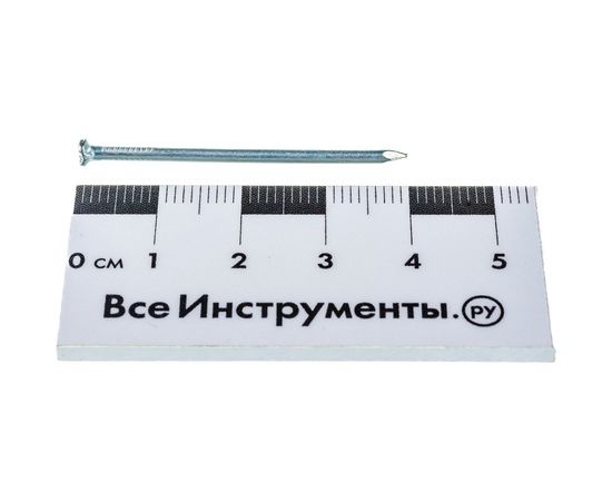 Строительный оцинкованный гвоздь Tech-Krep 2.0х40, 100шт, пакет 108058 – изображение 2