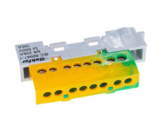 Изолированная нулевая шина Tekfor KSN-6-6x9-08 PE 06-07-004 – изображение 4