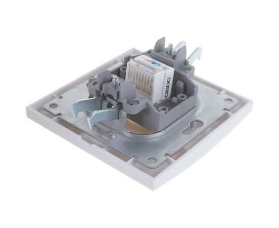 Компьютерная розетка, белая UNIVersal Бриллиант 7947601 – изображение 6