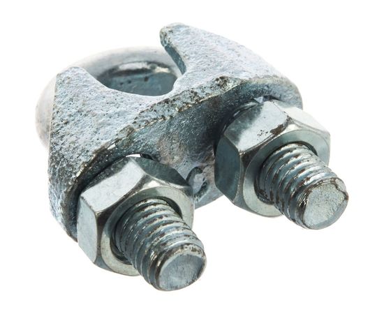 Дугообразный зажим троса 10мм DIN741 2шт - ярлык Tech-Krep 102739 – изображение 3