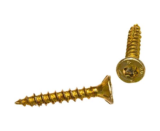 Конструкционный шуруп для дерева с фрезой ЕВРОПАРТНЕР потай, ж/п Torx 15 3.0х20, 25 шт. 15 0415 1 – изображение 3