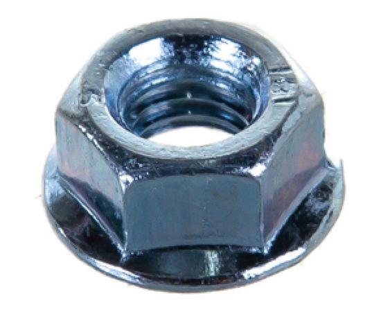 Фланцевая гайка с зубцами ЕВРОПАРТНЕР DIN6923 Zn M6 16шт. 12 0458 1 – изображение 5