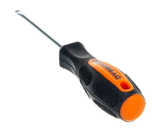 Шлицевая отвертка АвтоDело на держателе 3х75мм 30707 14806 – изображение 4