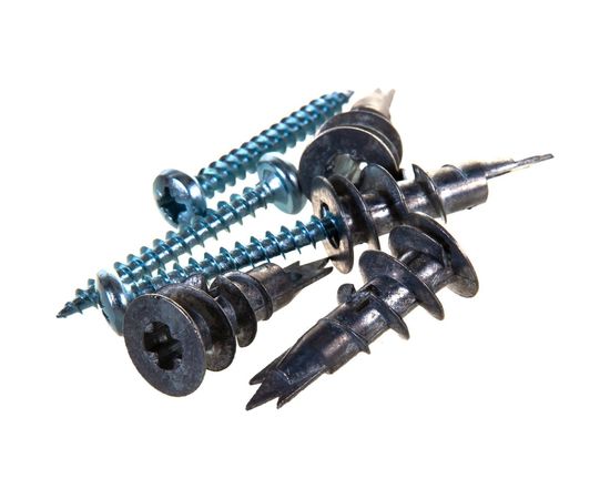 Анкер для листового материала ЕВРОПАРТНЕР с шурупом, металл, DRIVA 10 шт. 11 1314 1 – изображение 3