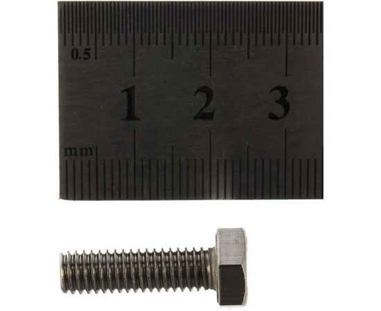 Болт ГОСКРЕП DIN 933 с шестигр. гол. с полн. рез. 6х20 нержав. сталь 8 шт. 10-0015160 – изображение 2