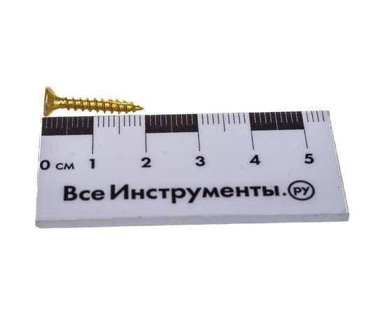 Конструкционный шуруп для дерева с фрезой ЕВРОПАРТНЕР потай, ж/п Torx 15 3.0х20, 25 шт. 15 0415 1 – изображение 2