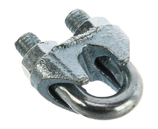 Дугообразный зажим троса 10мм DIN741 2шт - ярлык Tech-Krep 102739 – изображение 2