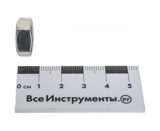 Шестигр. гайка ГОСКРЕП DIN 934 М10 нержав. сталь 5 шт. 10-0023600 – изображение 2