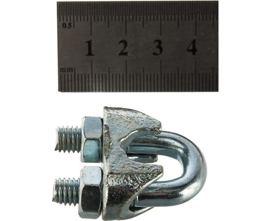 Дугообразный зажим троса 10мм DIN741 2шт - ярлык Tech-Krep 102739 – изображение 5