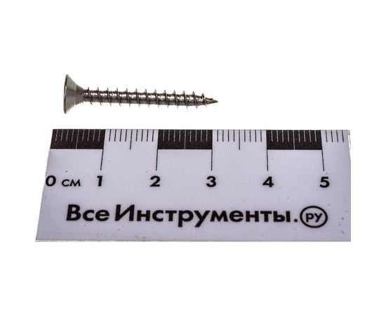 Универсальный шуруп ЕВРОПАРТНЕР с пот. гол. 4х30 нержав. сталь 10 шт. G2 4030 1 – изображение 2