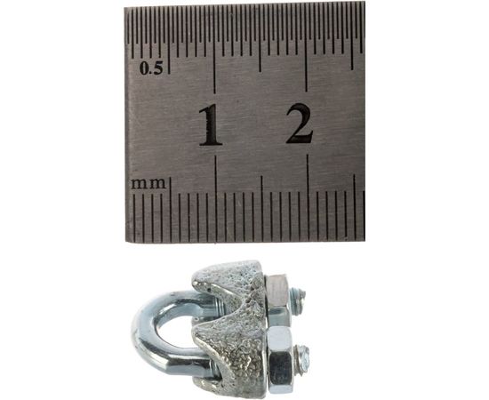 Зажим троса ЕВРОПАРТНЕР DIN 741 Zn D3, 2 шт. Z1 07729 – изображение 2