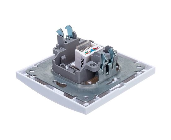 Компьютерная розетка, белая UNIVersal Бриллиант 7947601 – изображение 2