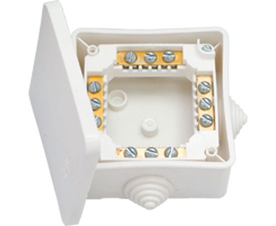 Коробка Bylectrica с клеммными колодками для открытой проводки IP44 80мм х 80 мм х41,5 мм, КМ-222 