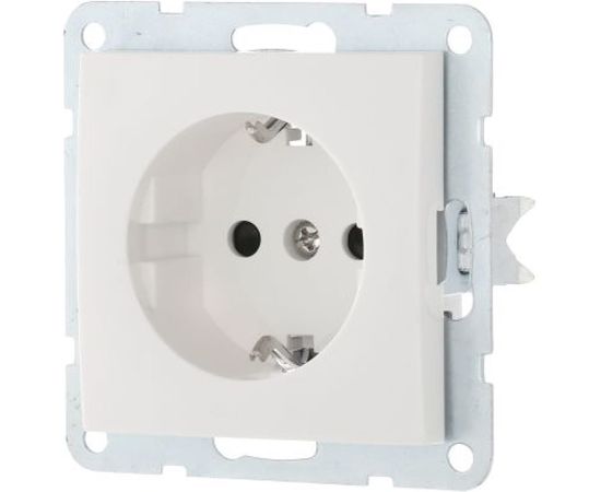 Розетка LK Studio с з/к, со шторками, белый 863204-1 