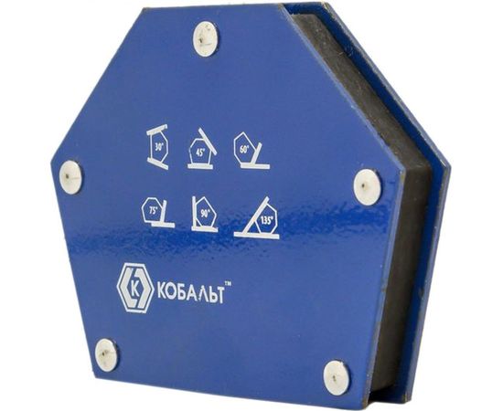 Угольник магнитный многопозиционный (95х48 мм; 6 углов; до 11 кг) КОБАЛЬТ 790-069 