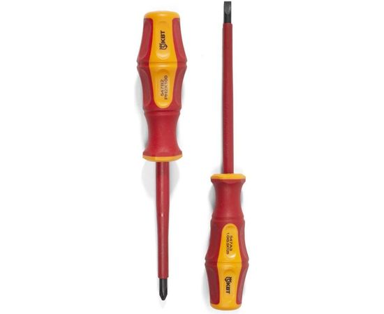 Диэлектрическая отвертка КВТ Профи PZ/FL2x100 79779 