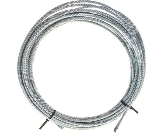 Стальной трос для растяжки DIN 3055 5 мм упак. 10м- накл. Tech-Krep 127850 