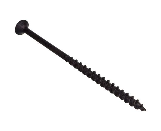 Саморез по дереву КРЕП-КОМП черный 4,8х89 100шт чд8948ф 