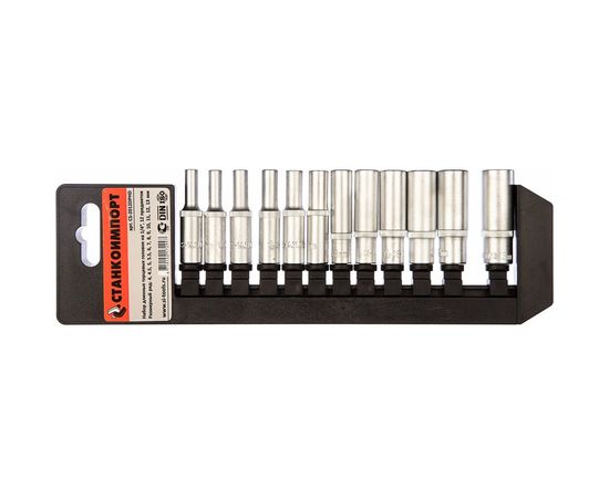 Набор торцевых головок (4-13 мм; 1/4") 12 предметов Станкоимпорт CS-2012DPHD 