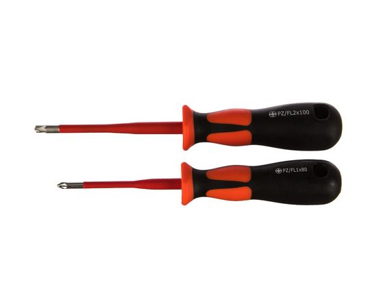 Набор диэлектрических отверток КВТ Слим НИО-3302 PZ/FL 78350 