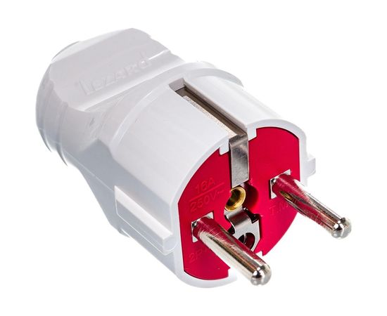 Вилка Lezard с заземлением UPS 715-0501-605 