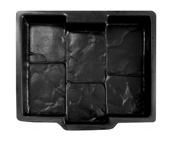Форма для тротуарной плитки Ресурс ДОРОЖКА 460х420х50 мм, черный 14473 