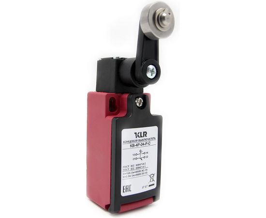 Концевой выключательKLR KB-4P-04-P-C 1NO/1NC Snap action/10A/600VAC/Ввод М20 8800003 