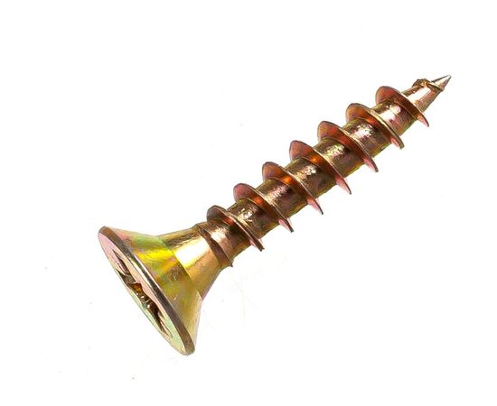 Универсальный саморез по дереву КрепСтройГрупп 6х30 желтый цинк, 150 шт. 145455 