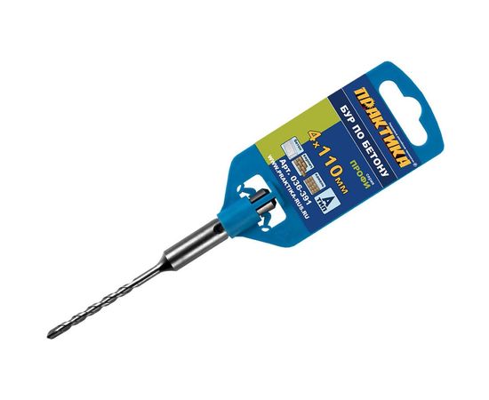 Бур по бетону серия Профи (4х110 мм; SDS-plus) ПРАКТИКА 036-391 