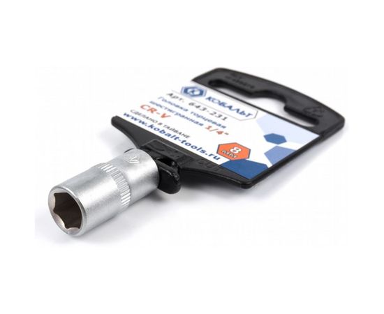 Торцевая головка КОБАЛЬТ 1/4, 8мм, Cr-V 643-231 