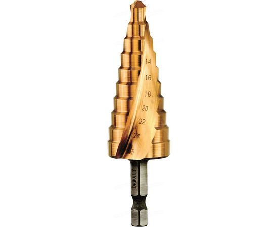 Сверло ступенчатое EXTREME IMPACT,14-25 мм DEWALT DT5030 