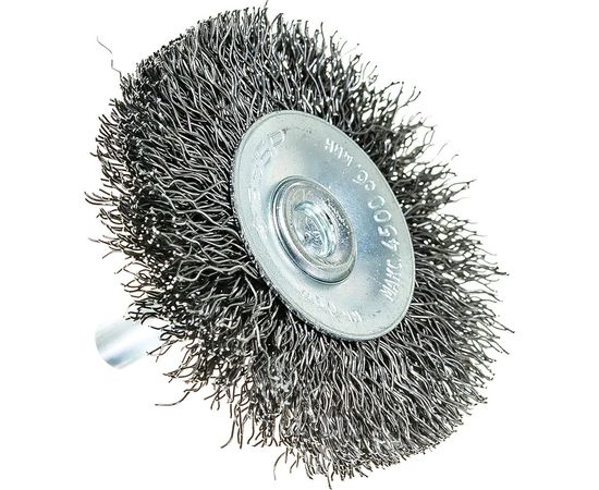 Щетка дисковая ПРОФЕССИОНАЛ (50 мм; 0.3 мм; витая стальная проволока) для дрели ЗУБР 35198-050_z02 